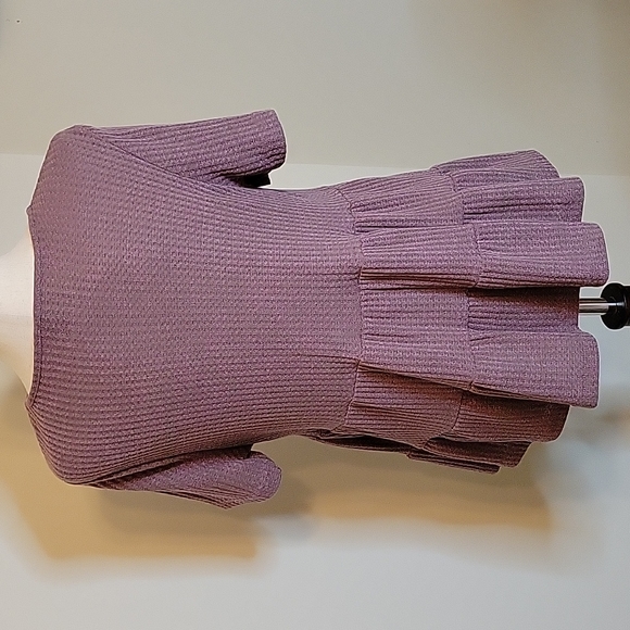 Women's Purple Ruffle Top - Picture 4 of 7